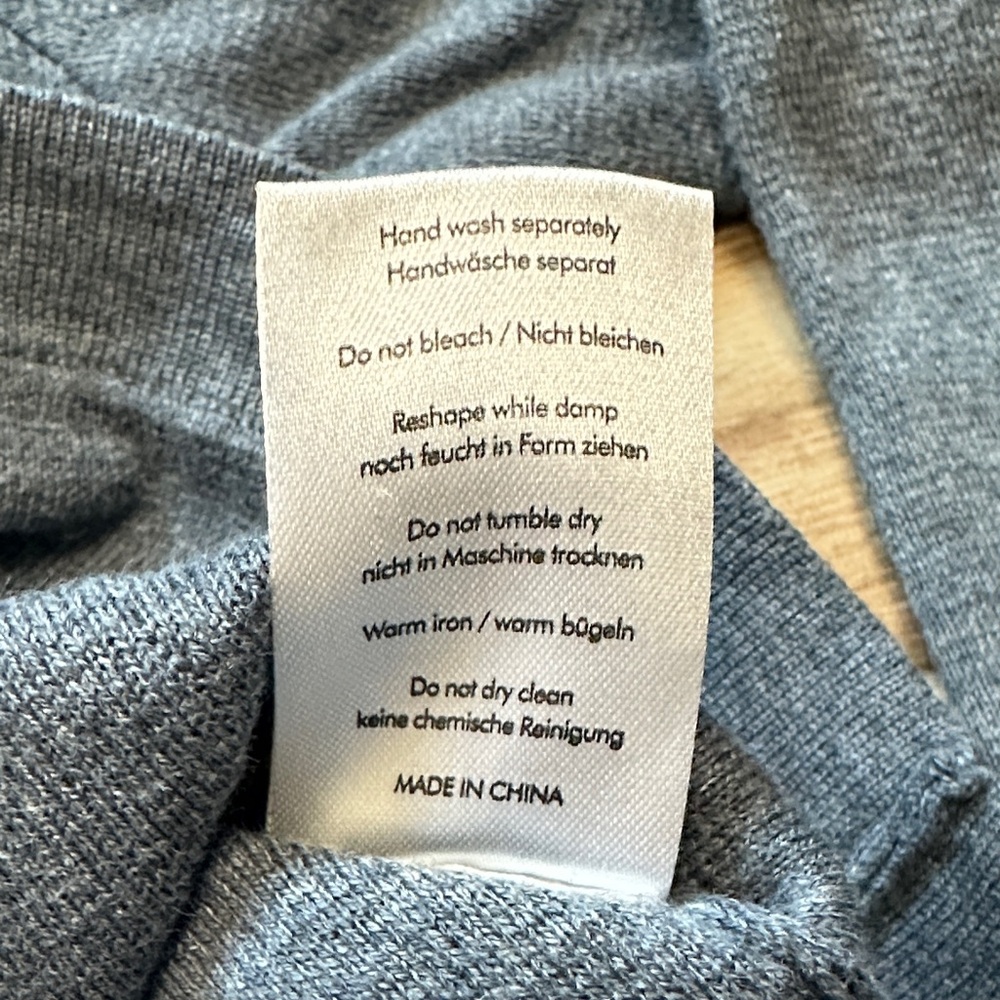 Wrap Charcoal Gray Button-Front Women's Sweater Jacket - Picture 8 of 13